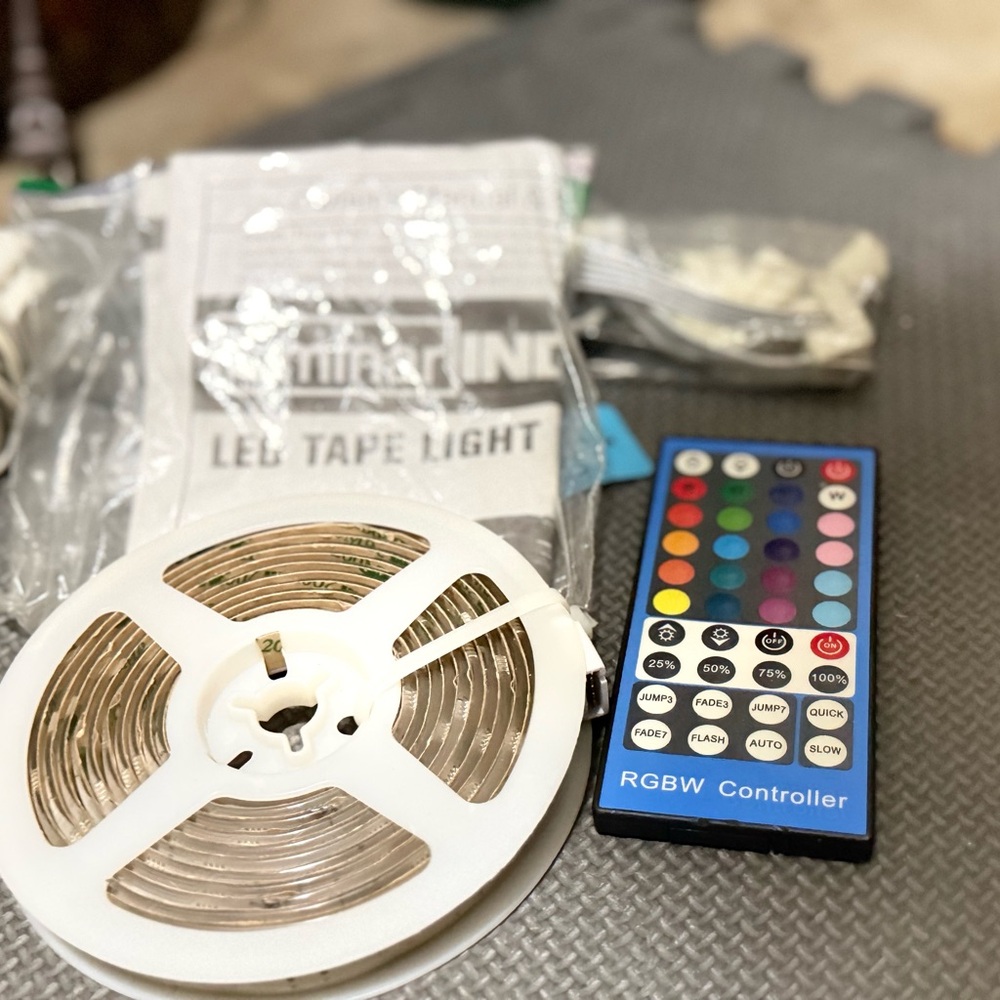 LED Tape Light with RGBW Controller